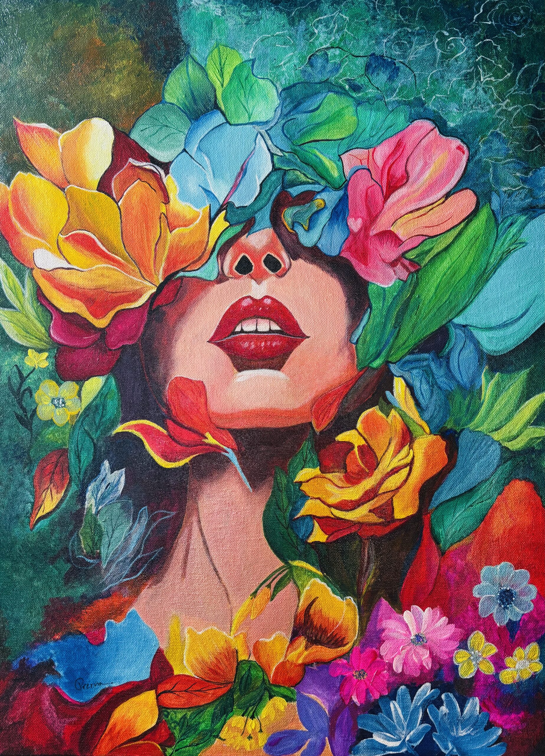 prernaverma-art-the-secret-garden-within